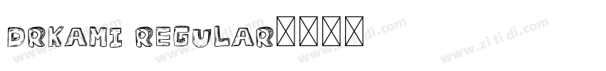DRkami Regular字体转换